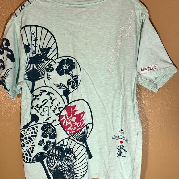 Rare Namitatu Relax Surf Style Men’s XL Light Green T-Shirt - Picture 3 of 13